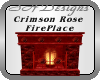 Crimson Rose Fireplace