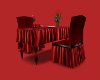 Blk&Red Anim Dining Set