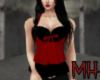 [MH] Bustier Blck & Red
