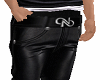 [C] Leather Long Pant