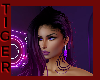 PURPLE FLAMES EARRINGS