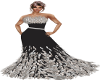 Black W white wedding
