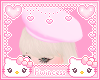 ♡ pink beret