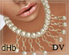 *dHb* faux pearls neck