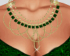 Holiday Green Necklace
