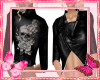 Skull An Leather Top