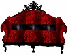 Red Velvet Couch 1
