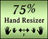 Hand Scalar 75%