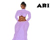 lavender gown