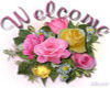 Welcome w/ Roses