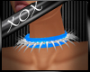 Spiked Collar Blue