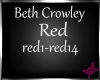 !M! Beth Crowley Red