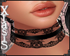 Kaly lase choker_blk