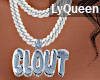 LYQ| Silver "CLOUT"