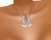 Gemini Silver Necklace F