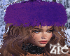 Winter Fur Hat Purple