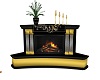 NA-Blk/Gold Fireplace