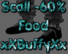 Scall -60% food