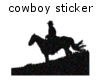 cowboy sticker