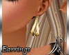 [M] WAVE Earrings Gold