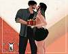 Couple Present Kiss