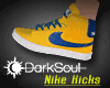 Yellow / Blue Kicks