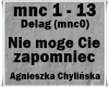 Nie moge Cie zapomniec