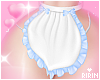 Neko Maid Blue Apron