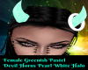 F Greenish Pastel Horns