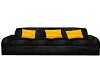 Sun Black And Gold Couch