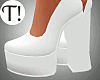 T! Bunny Bop White Heels