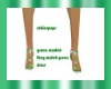 green sandels