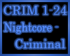 Nightcore - Criminal