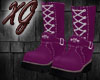 ~XG~Combat Boots Pink