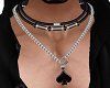 Black Spade Necklace
