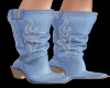 Cowgirl Boots Blue vaque