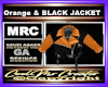 Orange & BLACK JACKET