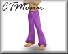 CTM PJ Bottoms Purple