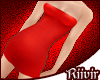 `R, Slinky Dress, Red