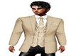 MENS GOLD WEDDING SUIT