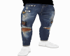 ^F^Ripped Jeans