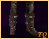 ~TQ~brown biker boots