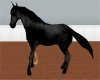 [X]Black Rideable Horse