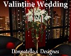 valintine wedding candle