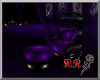 dark purple chair/puf