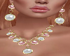 Pink n White Pearls Set