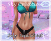 Sexy Teal Chest