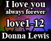 I love you always foreve