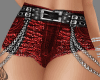 sw Red Chain Shorts