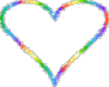 Flashing Rainbow Heart!